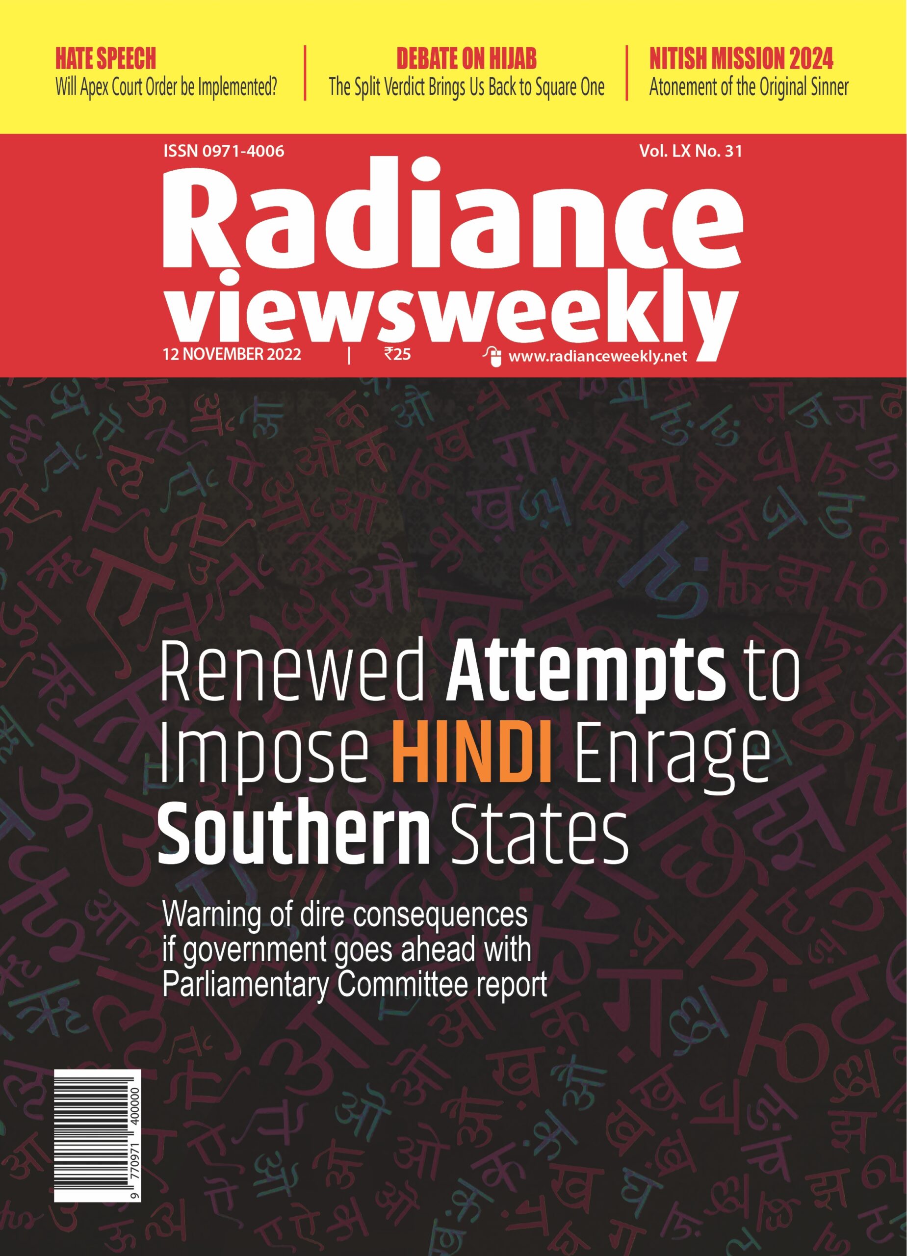 Cover_Radiance Magazine_Vol-31 (6-12 November 2022)